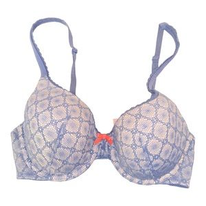Victoria’s Secret Blue Lace Bra Size 34C